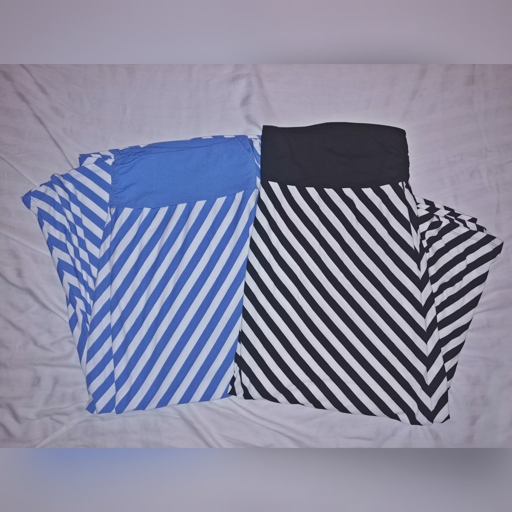 💙🖤 Striped Maxi Skirt bundle
